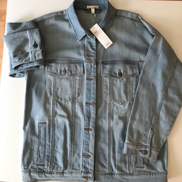 Eileen Fisher Jackets & Blazers - Eileen Fisher Organic Cotton Stretch Jean Jacket